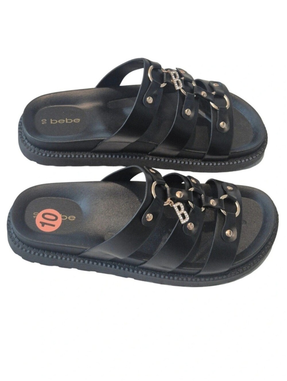 NWT Black Rhinestone Strappy Slide
SandalsSlip-On US 10